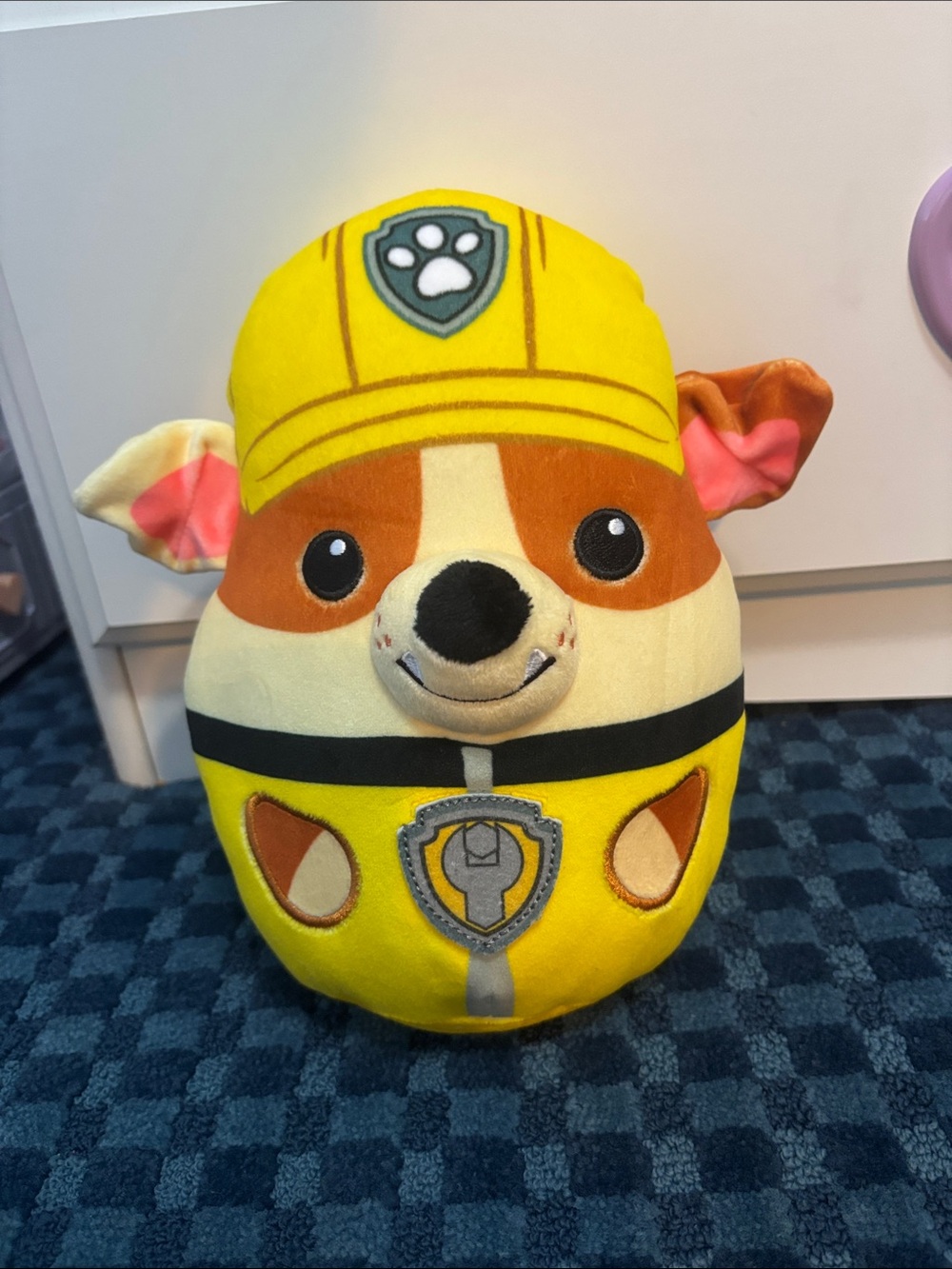 Paw Patrol Rubble Plush in Yellow and Brown